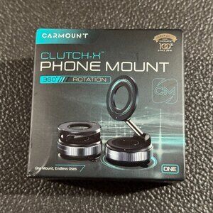 Clutch-X One Vacuum Phone Mount Suction Cup Car Phone Holder for iPhone Magsafe